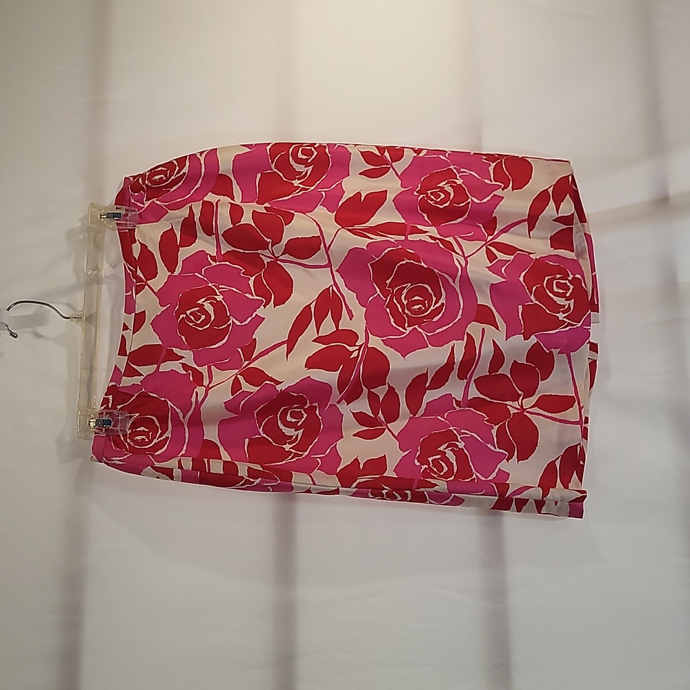 Never worn Pink and White Maggy London Skirt (12) - Picture 4 of 11